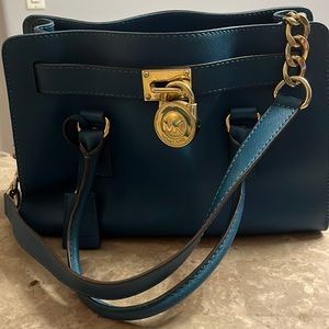 Teal Michael Kors bag